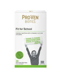 Proven Biotics Fit for School Stick Packs 28s