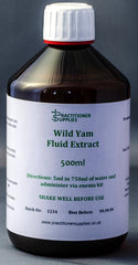 Practitioner Supplies Wild Yam Fluid Extract 500ml