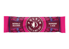 Pulsin Fruit & Nut Raspberry & Acai Bar 35g