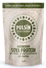 Pulsin Plant Based Soya Protein Natural & Unflavoured 1kg