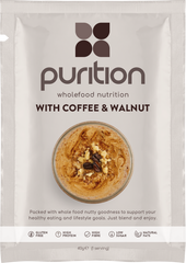 Purition Wholefood Nutrition With Coffee & Walnut CASE 8 x 40g