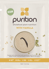 Purition VEGAN Wholefood Plant Nutrition With Vanilla CASE 8 x 40g