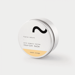 Fierce Nature Pure Organic Tallow Nourish Balm Sweet Orange 100g