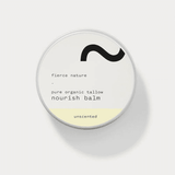 Fierce Nature Pure Organic Tallow Nourish Balm Unscented 100g