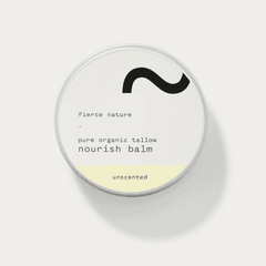 Fierce Nature Pure Organic Tallow Nourish Balm Unscented 100g