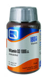 Quest Vitamins Vitamin D3 1000iu Cholecalciferol 180's