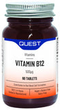 Quest Vitamins Vitamin B12 500ug 60's