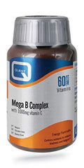 Quest Vitamins Mega B Complex with 1000mg Vitamin C 60's