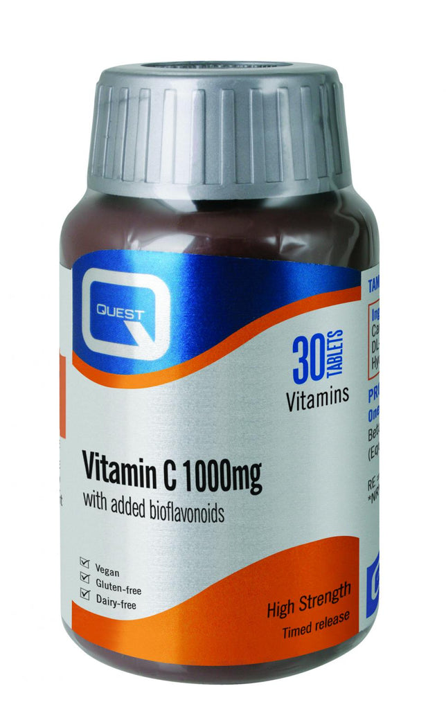 Quest Vitamins Vitamin C 1000mg with added Bioflavonoids 30's