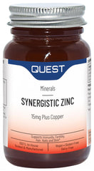 Quest Vitamins Synergistic Zinc 15mg Plus Copper 90's