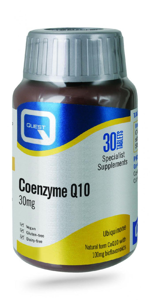 Quest Vitamins Coenzyme Q10 30mg 30's