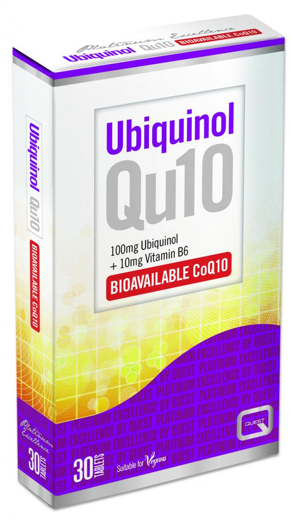 Quest Vitamins Ubiquinol QU10 100mg 30's