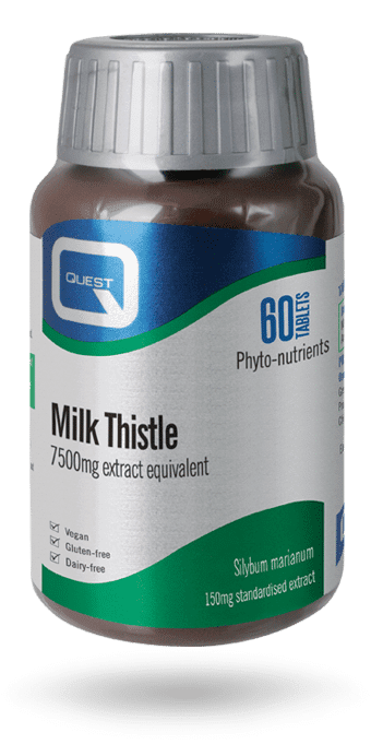 Quest Vitamins Milk Thistle 150mg Extract 60's