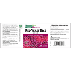 NaturesPlus Red Yeast Rice 600mg 60s