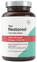The Restored Triple Strength Omega 3 Fish Oil 120's