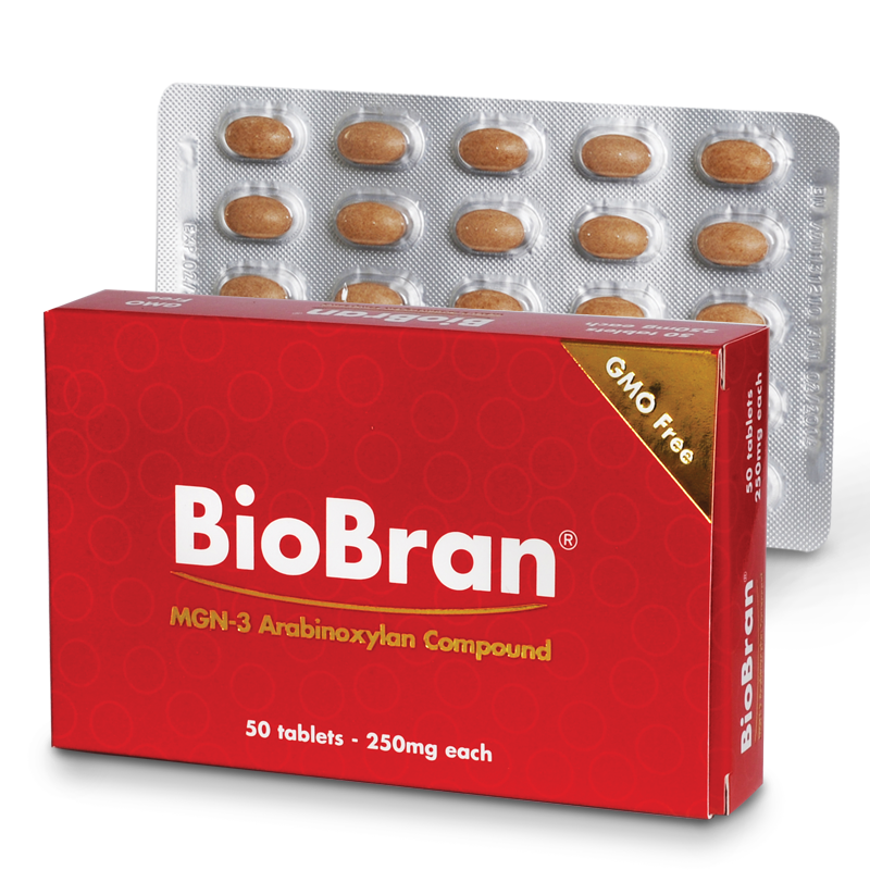 The Really Healthy Company BioBran 250mg 50 tablets