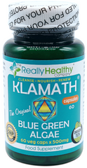 The Really Healthy Company Klamath Blue Green Algae 500mg 60's