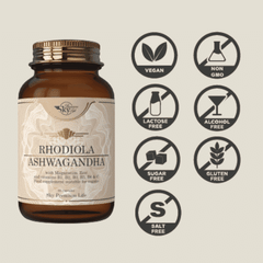 Sky Premium Life Rhodiola Ashwagandha 60s