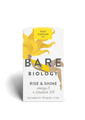 Bare Biology Rise & Shine Omega-3 + Vitamin D3 60s