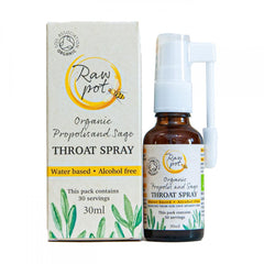 Raw Pot Organic Propolis and Sage Throat Spray 30ml