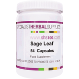 Specialist Herbal Supplies (SHS) Sage Leaf Capsules 54s