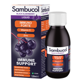 Sambucol Immuno Forte Vitamin C + Zinc Immune Support Liquid 120ml