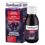Sambucol Extra Defence + Extra Vitamin C + Zinc Liquid 120ml
