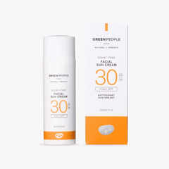 Green People Scent-Free Facial Sun Cream SPF30 50ml