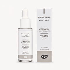 Green People Scent-Free Hyaluronic Booster Serum Hop Flowers & Probiotic (Sensitive) 28ml