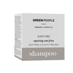 Green People Scent-Free Repairing Anti-Frizz Shampoo Bar 50g