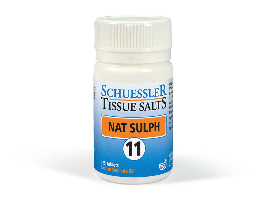 Schuessler 11 Nat Sulph 125 tablets