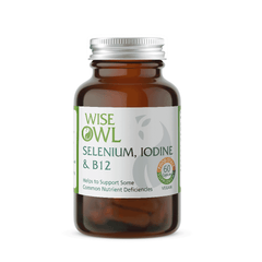 Wise Owl Selenium, Iodine, B12 60s