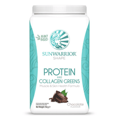 Sunwarrior Shape Protein and Collagen Greens Chocolate 750g
