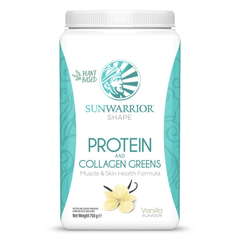 Sunwarrior Shape Protein and Collagen Greens Vanilla 750g