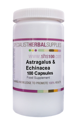 Specialist Herbal Supplies (SHS) Astragalus & Echinacea Capsules 100's