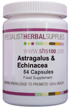 Specialist Herbal Supplies (SHS) Astragalus & Echinacea Capsules 54's