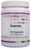 Specialist Herbal Supplies (SHS) Guarana Capsules 54's