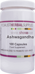 Specialist Herbal Supplies (SHS) Ashwagandha 100's