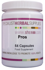 Specialist Herbal Supplies (SHS) Pros Capsules 54's