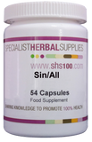 Specialist Herbal Supplies (SHS) Sin/All Capsules 54's