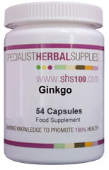 Specialist Herbal Supplies (SHS) Ginkgo Capsules 54's