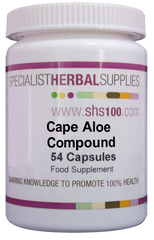 Specialist Herbal Supplies (SHS) Cape Aloe Compound Capsules 54's