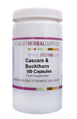 Specialist Herbal Supplies (SHS) Cascara & Buckthorn Capsules 100's