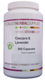 Specialist Herbal Supplies (SHS) Cascara & Lavender Capsules 200's