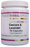 Specialist Herbal Supplies (SHS) Cascara & Lavender Capsules 54's