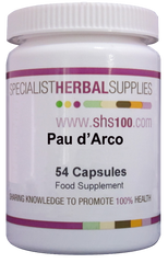 Specialist Herbal Supplies (SHS) Pau d'Arco Capsules 54's