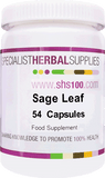 Specialist Herbal Supplies (SHS) Sage Leaf Capsules 54's (Formerly Red Sage)