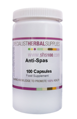 Specialist Herbal Supplies (SHS) Anti-Spas Capsules 100's