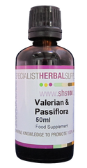 Specialist Herbal Supplies (SHS) Valerian & Passiflora Drops 50ml