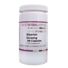 Specialist Herbal Supplies (SHS) Siberian Ginseng Capsules 100s